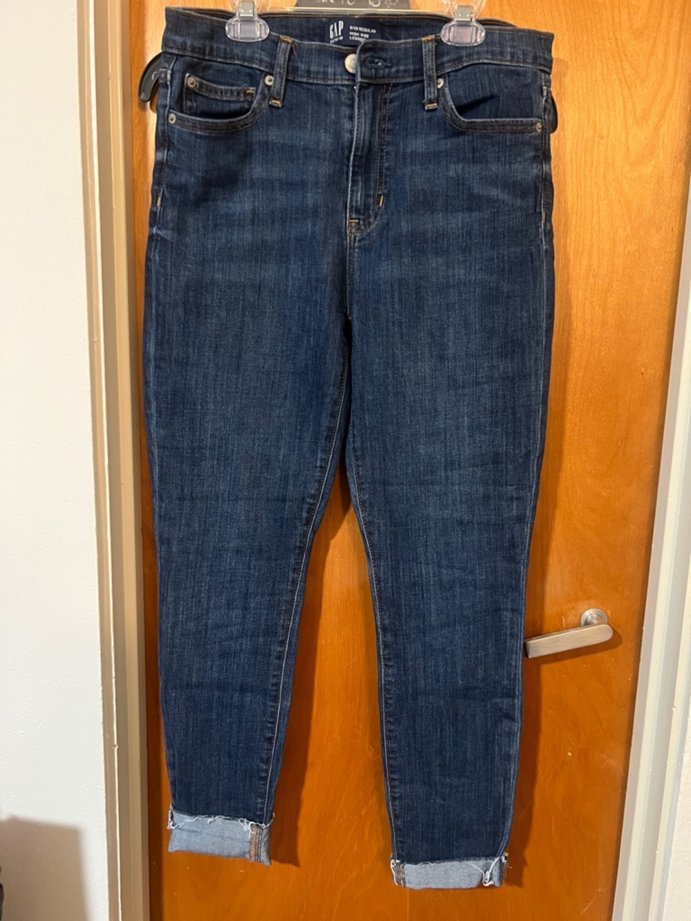 GAP Dark Blue Ankle Crop Skinny Jeans